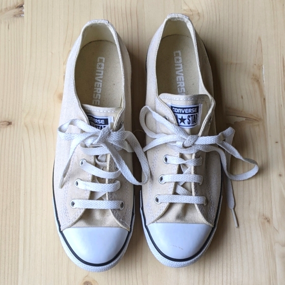 Converse Women's Sneakers in Cream - Picture 2 of 4
